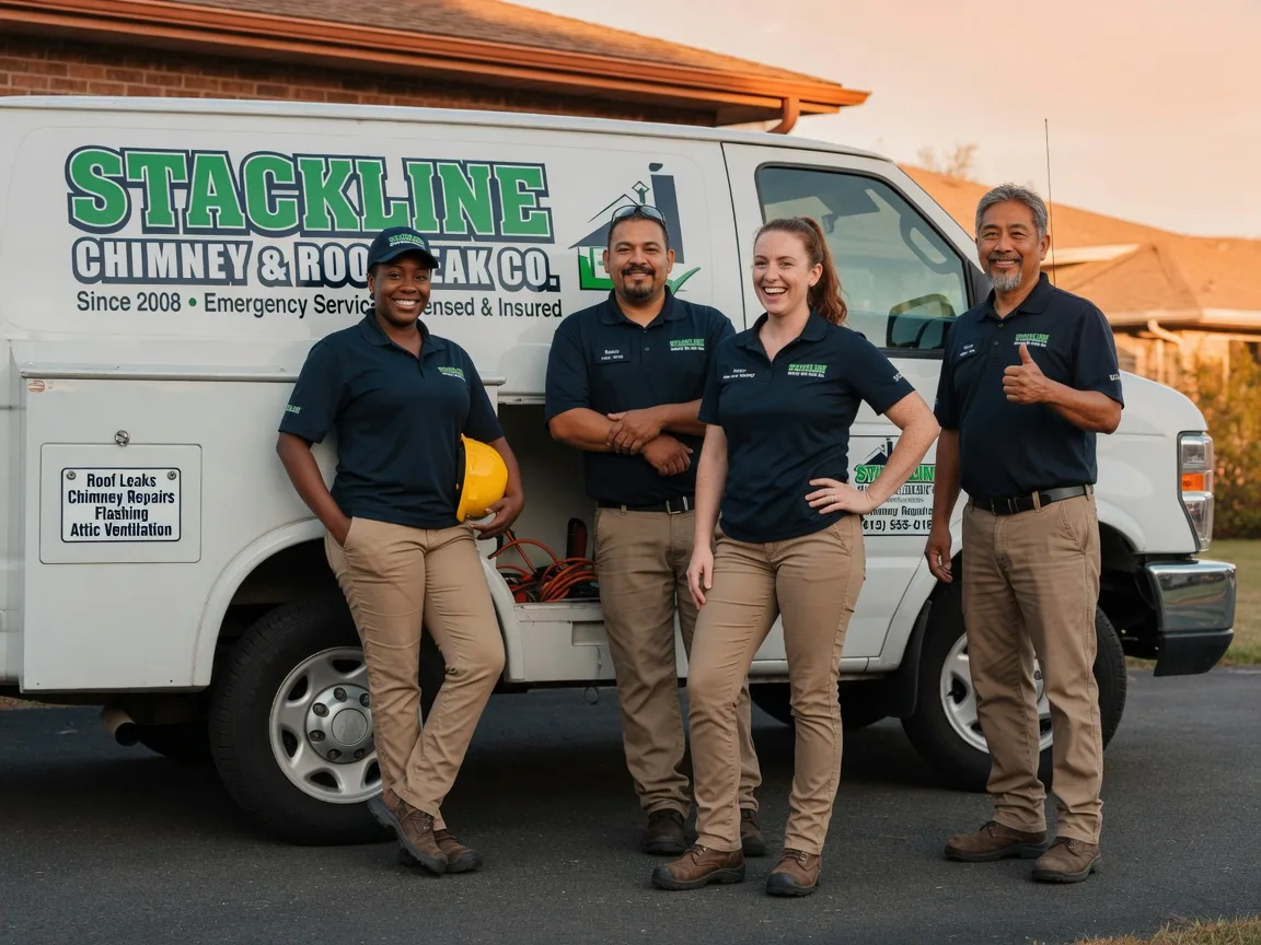 Chimney flashing repair company in Mckinleyville, CA